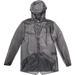 Rains Γυναικείο Μπουφάν Softshell Μακρύ Αδιάβροχο Ανθρακί 12010