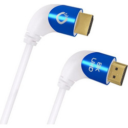 OEHLBACH Καλώδιο HDMI 2.1 Angle 90° HDMI Male to HDMI Male 3m White