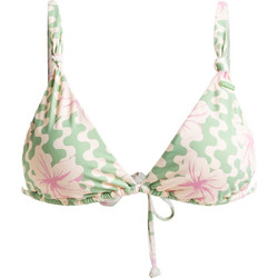 Roxy Bikini Top Τριγωνάκι Πράσινο Mint Ροζ ERJX305451-GHZ5