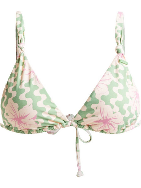 Roxy Bikini Top Τριγωνάκι Πράσινο Mint Ροζ ERJX305451-GHZ5