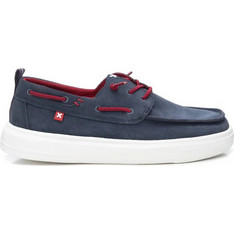 Xti Ανδρικά Μοκασίνια Boat Shoes Καστόρινα Navy Μπλε 143604