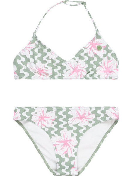 Roxy Παιδικό Μαγιό Bikini Set για Κορίτσι Πράσινο Mint Ροζ ERGX203656-GHZ6