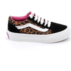 Vans Old Skool Παιδικά Sneakers Μαύρα Καφέ Φούξια VN000CY8BMV1