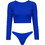 Rock Club Bikini Set Royal Blue BP-5013