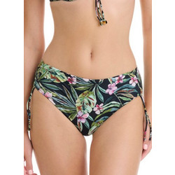 ERKA MARE Bikini Slip Floral Μαύρο Πράσινο 50517