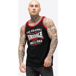 Lonsdale Andover Ανδρικό Αθλητικό T-Shirt Μαύρο 117677-1502