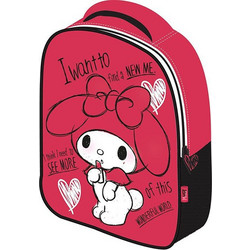 Must My Melody 3D Σχολική Τσάντα Πλάτης Νηπιαγωγείου Κόκκινη 490167