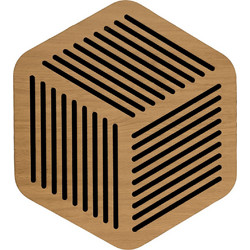 Proacoustics iZiSound Hexa Ηχοαπορροφητικό Πάνελ 43.5x39x5cm 1τμχ Wood Qube