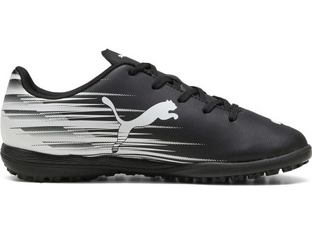 Puma Attacanto II TT 108497-01 Παιδικά Ποδοσφαιρικά Παπούτσια με Σχάρα Μαύρα Λευκά