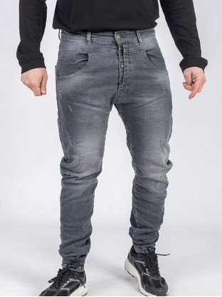 Back2Jeans Ανδρικό Τζιν Παντελόνι Ελαστικό Loose Εφαρμογή Μπλε M10G