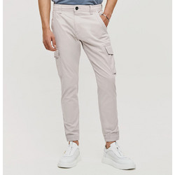 Brokers Ανδρικό Παντελόνι Joggers Ελαστικό Κανονική Εφαρμογή Γκρι 25014-562-451