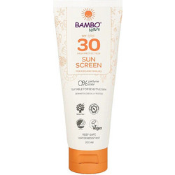 Bambo Nature Παιδική Αντηλιακή Κρέμα Προσώπου & Σώματος SPF30 200ml