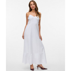 Vero Moda Maxi Καλοκαιρινό Βραδινό Φόρεμα Λευκό 10334569