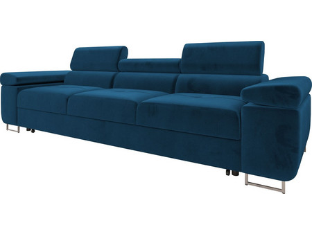 PoliHome Torezio Τριθέσιος Καναπές Κρεβάτι Navy Μπλε 263x102x70cm 162852199