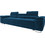 PoliHome Torezio Τριθέσιος Καναπές Κρεβάτι Navy Μπλε 263x102x70cm 162852199