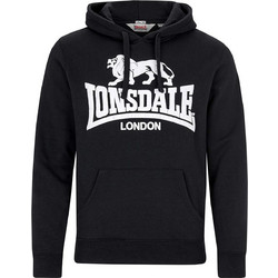 Lonsdale Go Sport 2 Ανδρικό Φούτερ με Κουκούλα & Τσέπες Μαύρο 113027-1000