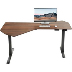 Eureka Gaming Γραφείο Ξύλινο Ρυθμιζόμενο Ύψος 141.2x177.8x121.9cm ERK-EDI-FS-WN