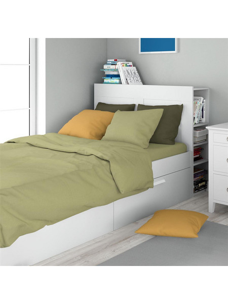 Dimcol Σετ Σεντόνια Μονά 3τμχ Βαμβακερά 160x240 Solid 504 Olive