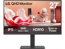 LG 27BA45QB-B IPS HDR Monitor 27" 2560x1440 QHD 75Hz 5ms