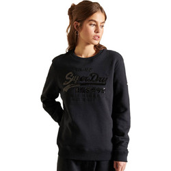 Superdry Γυναικείο Αθλητικό Φούτερ Μαύρο W2011198A-12A