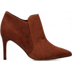 Clarks Dinah Spice Γυναικεία Μποτάκια Αστραγάλου Suede Ταμπά με Λεπτό Ψηλό Τακούνι 26126708