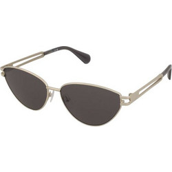 Max & Co MO0089 32A Γυναικεία Γυαλιά Ηλίου Cat Eye Μεταλλικά Ασημί με Μαύρο Φακό