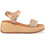 Envie Shoes Καλοκαιρινές Γυναικείες Πλατφόρμες Χαμηλές Μπεζ E96-21499-36