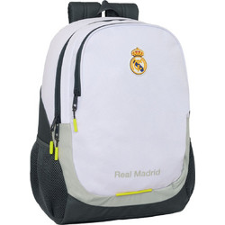 Safta Real Madrid C.F. Σχολική Τσάντα Πλάτης Δημοτικού Λευκή S4312997