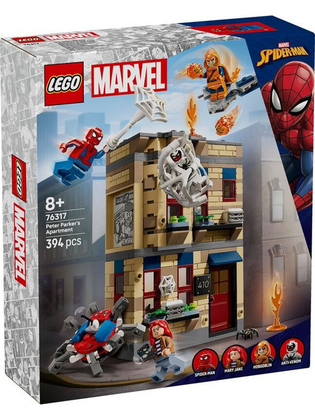 Lego Marvel Spider-Man Peter Parker?s Apartment για 8+ Ετών 76317