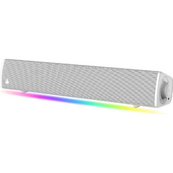 Creative Blaster GS3 Ηχεία Υπολογιστή 2.0 12W με Bluetooth & RGB Φωτισμό Λευκά