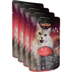Leonardo Adult Grain Free with Calf & Vegetables in Gravy 4x85gr