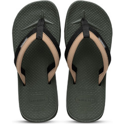 Havaianas Track Plus Ανδρικές Σαγιονάρες Αντιολισθητικές Χακί 4149926-4896
