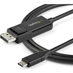 StarTech Καλώδιο DisplayPort 1.2 to USB-C Male 1m Black CDP2DP1MBD
