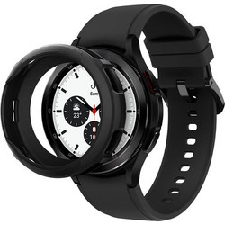 Spigen Liquid Air Θήκη Σιλικόνης για Samsung Galaxy Watch 4 Classic 46mm Μαύρη
