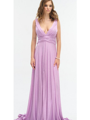 Bellona Maxi Καλοκαιρινό Φόρεμα για Γάμο / Βάπτιση Ροζ 58504