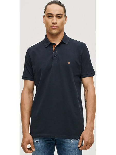 Broker's Ανδρική Μπλούζα Polo Κοντομάνικη Navy Μπλε 25017-806-756