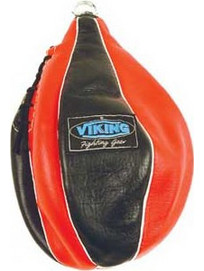 Viking GS-9003 Σάκος Μποξ Ταχύτητας Τοίχου Μαύρος Κόκκινος