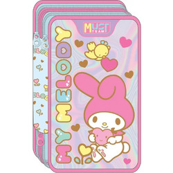 Must My Melody Κασετίνα Γεμάτη με 3 Θήκες Ροζ 000490166