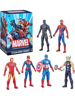 Hasbro Marvel Titan Hero Series 6-Pack Σετ Φιγούρες Δράσης για 4+ Ετών 30cm