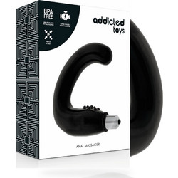 Addicted Toys Πρωκτικός Δονητής Ασύρματος για Μασάζ Προστάτη 12cm Μαύρος D-220156