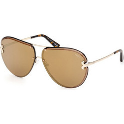 Emilio Pucci 217 Ανδρικά Γυαλιά Ηλίου Aviator Μεταλλικά Χρυσά με Καφέ Φακό