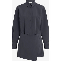 Calvin Klein Mini Καθημερινό Φόρεμα Κρουαζέ Ανθρακί J20J225086-CGE