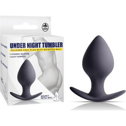 NMC Under Night Tumbler with Weighted Ball III Πρωκτική Σφήνα Μαύρη