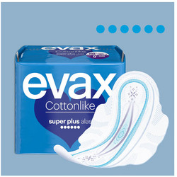 Evax Cottonlike Super Σερβιέτες με Φτερά για Αυξημένη Ροή 6 Σταγόνες 36τμχ