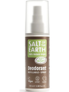 Salt of the Earth Oud & Bergamot Φυσικό Αποσμητικό Spray Χωρίς Αλουμίνιο 100ml