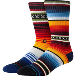 Stance Curren Ανδρικές Κάλτσες Ψηλές Πολύχρωμες A556A20-RED