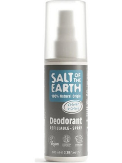 Salt of the Earth Vetiver & Citrus Φυσικό Αποσμητικό Χωρίς Αλουμίνιο Refillable 100ml