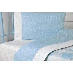 Down Town Home 506 Σετ Παιδική Παπλωματοθήκη Μονή Βαμβακερή 175x245 Γαλάζια