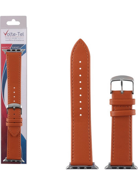 Volte-Tel VT149 Λουράκι Δερμάτινο Bronze (Apple Watch 42 / 44 / 45 / 46 / 49mm)