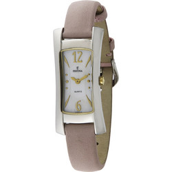 Festina Γυναικείο Ρολόι με Μπεζ Δερμάτινο Λουράκι F16247/3
